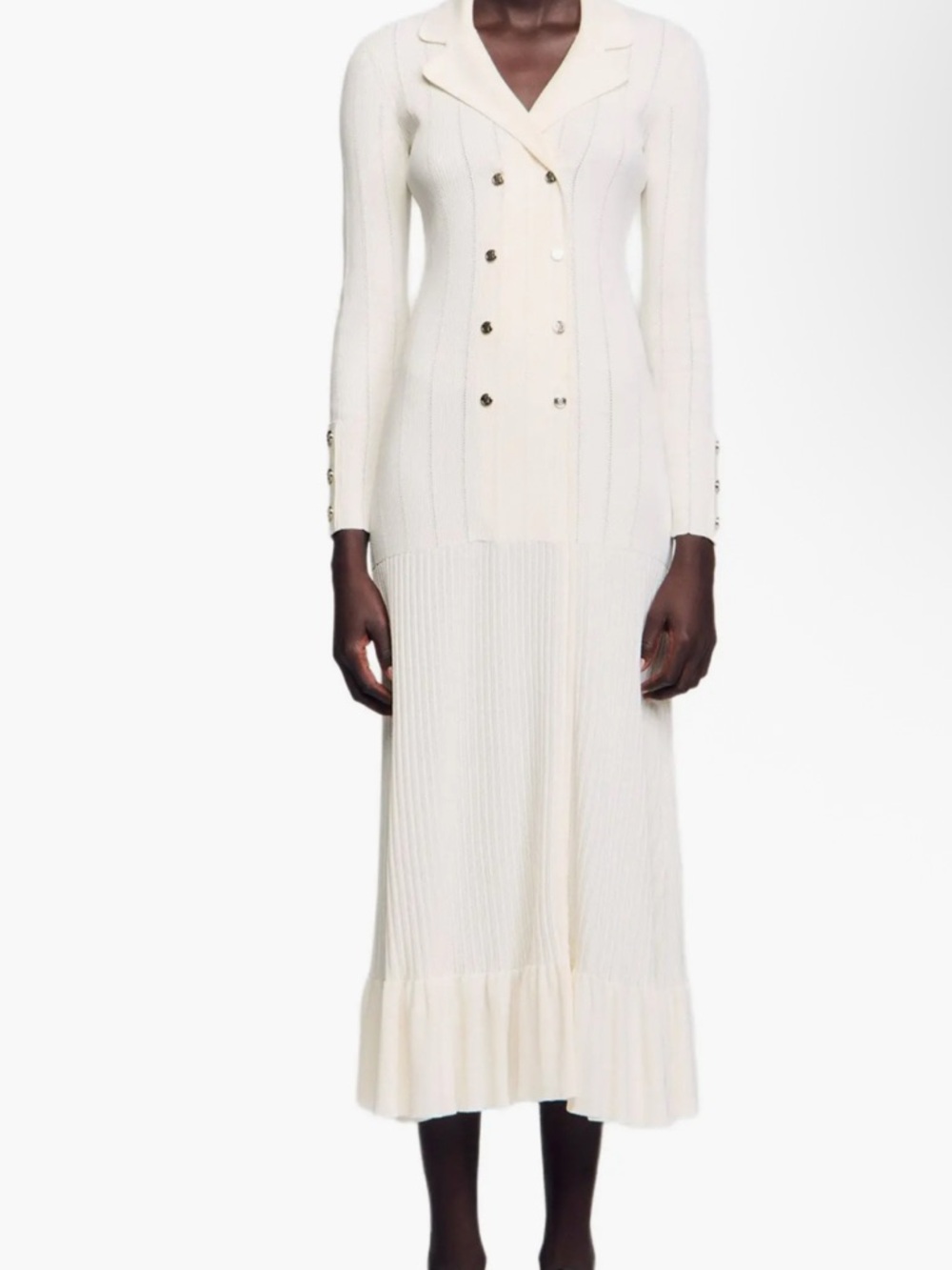 Sandro knit maxi dress